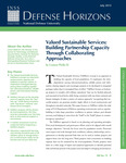 Valued Sustainable Services: Building Partnership Capacity Through Collaborating Approaches by Linton Wells II