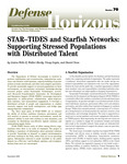 STAR–TIDES and Starfish Networks: Supporting Stressed Populations with Distributed Talent by Linton Wells II, Walker Hardy, Vinay Gupta, and Daniel Noon