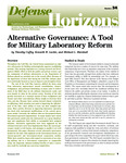 Alternative Governance: A Tool for Military Laboratory Reform by Timothy Coffey, Kenneth W. Lackie, and Michael L. Marshall