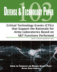 Critical Technology Events (CTEs) that Support the Rationale for Army Laboratories Based on Science and Technology Functions Performed by James A. Ratches and John W. Lyons