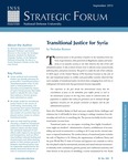 Transitional Justice for Syria by Nicholas Rostow