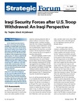 Iraqi Security Forces after U.S. Troop Withdrawal: An Iraqi Perspective by Najim Abed Al-Jabouri