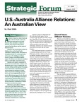 U.S.-Australia Alliance Relations: An Australian View by Paul Dibb