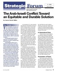 The Arab-Israeli Conflict: Toward an Equitable and Durable Solution by Aaron David Miller