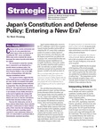 Japan’s Constitution and Defense Policy: Entering a New Era? by Rust Deming