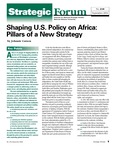 Shaping U.S. Policy on Africa: Pillars of a New Strategy by Johnnie Carson