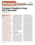 Turbulent Transition in Iraq: Can It Succeed? by Judith S. Yaphe