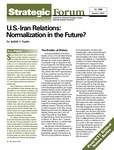 U.S.-Iran Relations: Normalization in the Future? by Judith S. Yaphe