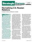 Normalizing U.S.-Russian Relations by Eugene B. Rumer and Richard D. Sokolsky