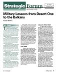 Military Lessons from Desert One to the Balkans by Ike Skelton