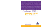 Combating WMD: Challenges for the Next 10 Years by Center for the Study of Weapons of Mass Destruction